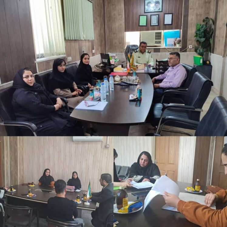 بازدیدهای علمی دانشجویان رشته حقوق از کلانتری شهر لامرد و دادگستری شهرستان مهر